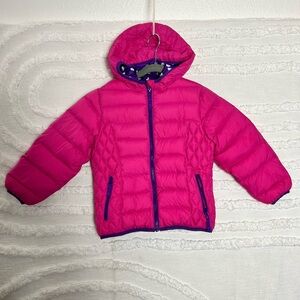 Snozu Pink and Purple girls puffer Jacket